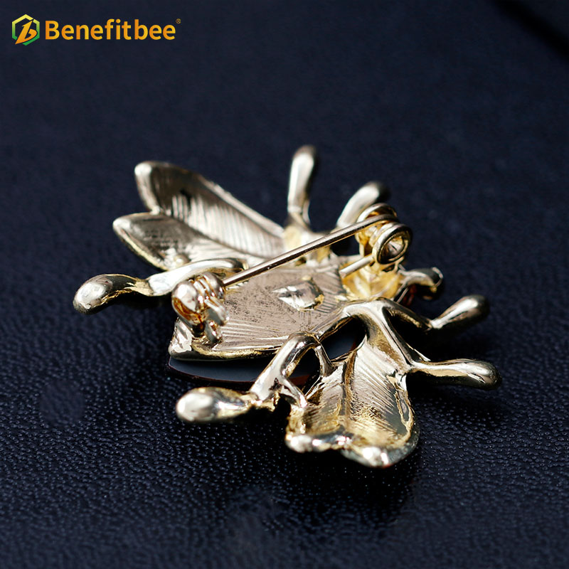 Benefitbee colorful bee brooch pin crystal bee brooch AG134