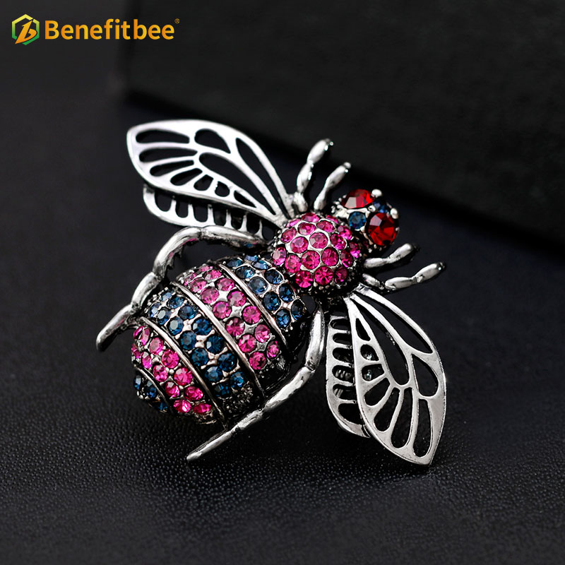 Benefitbee crystal bee brooch popular bee brooch pin AG130