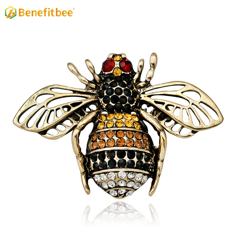 Benefitbee crystal bee brooch popular bee brooch pin AG130