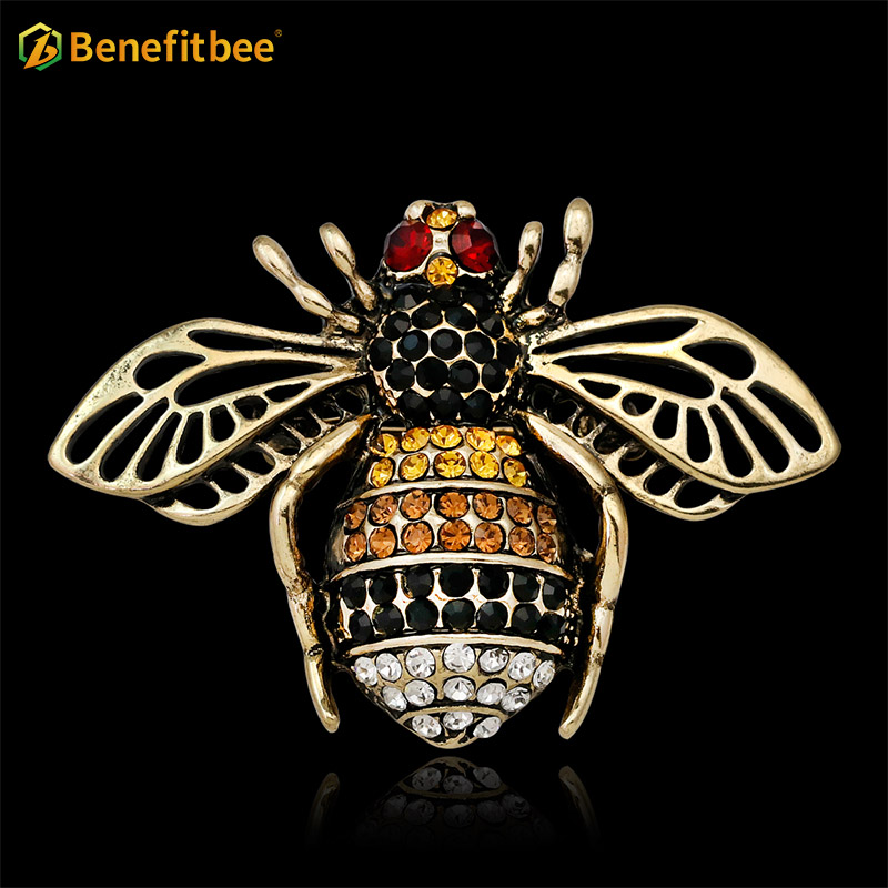 Benefitbee crystal bee brooch popular bee brooch pin AG130