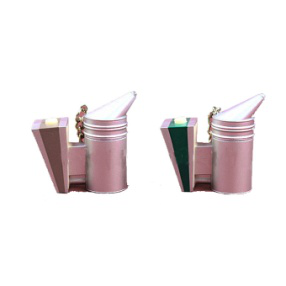 LED Bee Smoker Keychain Benefitbee Bee Culture Products Bee Gift