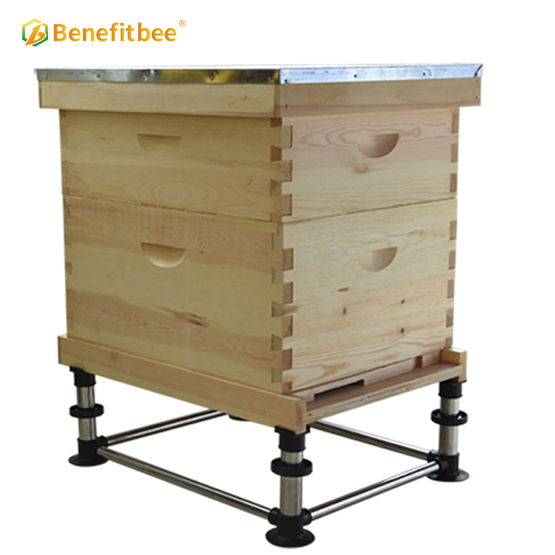 Benefitbee herramienta de apicultura de acero inoxidable soporte antihormigas para colmena