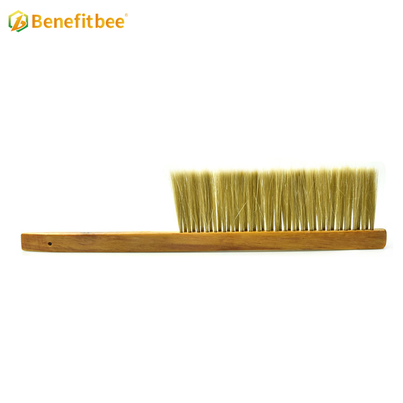 Beekeeping Equitment Double rows bristles Wooden Handle Bee Brushes For Beekeeping Supplies