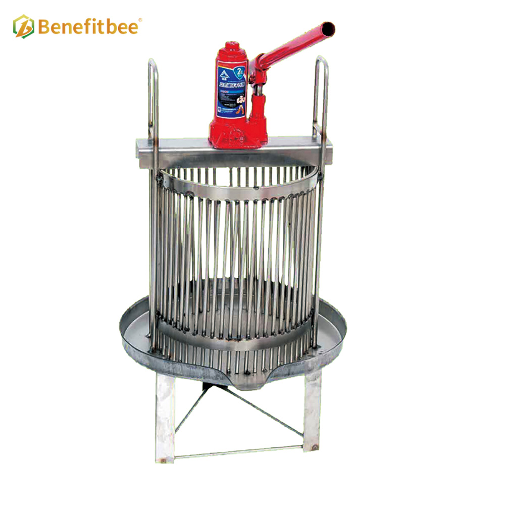 Benefitbee Beekeeping Machine Stainless Steel Jack Honey Beewax Press With Good Quality  ZS03