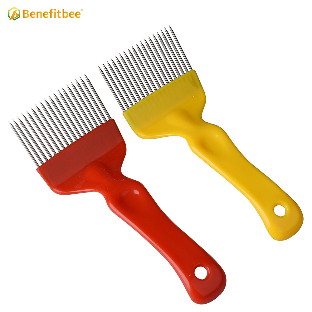 Beekeeping Equipment Tools Stainless Steel honey 18pin Straight Bent Needle Uncapping Fork