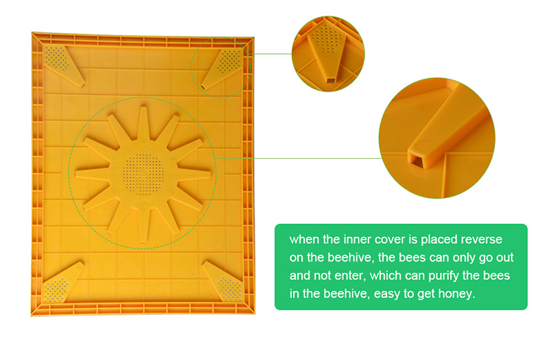 Beekeeping beehive inner cover 