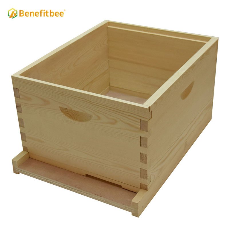 Customizable wood Langstroth beehive body box