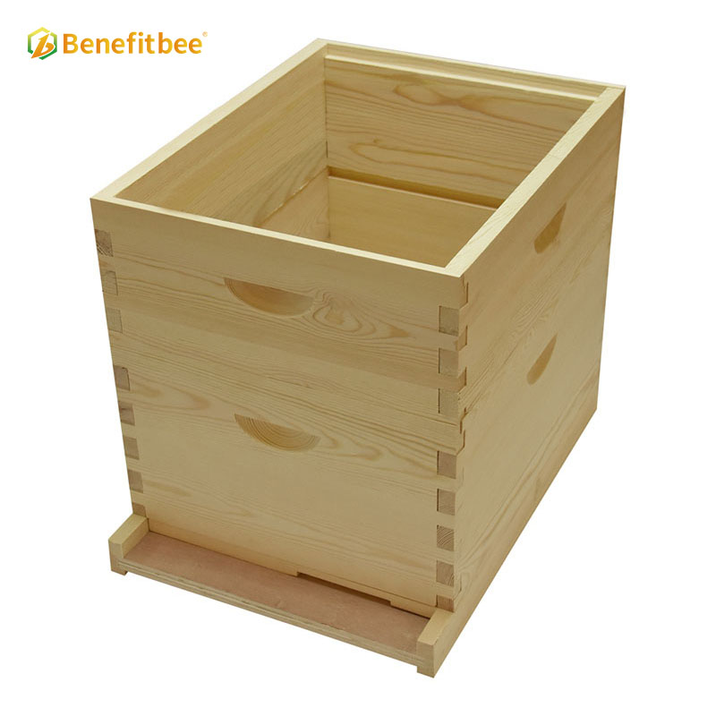 Customizable wood Langstroth beehive body box
