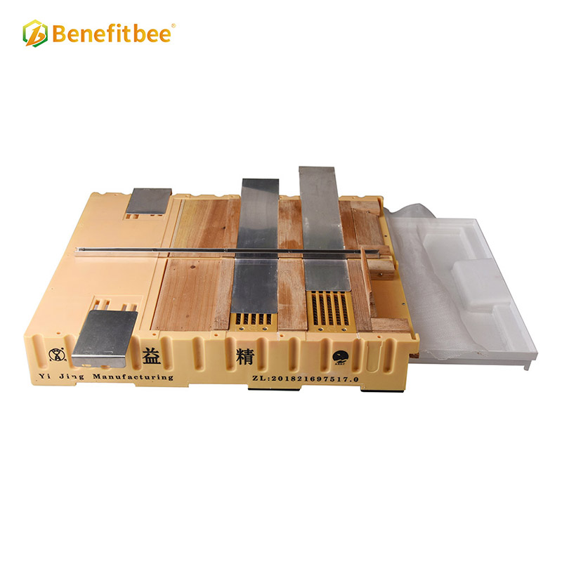 Beekeeping supplies beehive tool plastic ventilated bottom board pollen trap