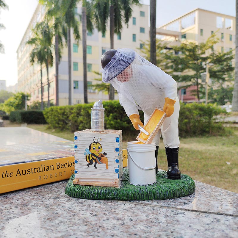 Artesanía de resina de abeja 3D personalizada para vender artesanía de resina Benefitbee