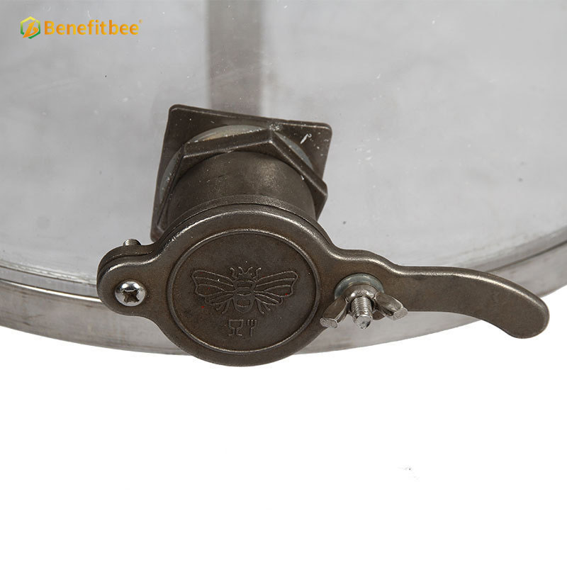 Beekeeping honey 3 frames manual transparent plastic honey extractor