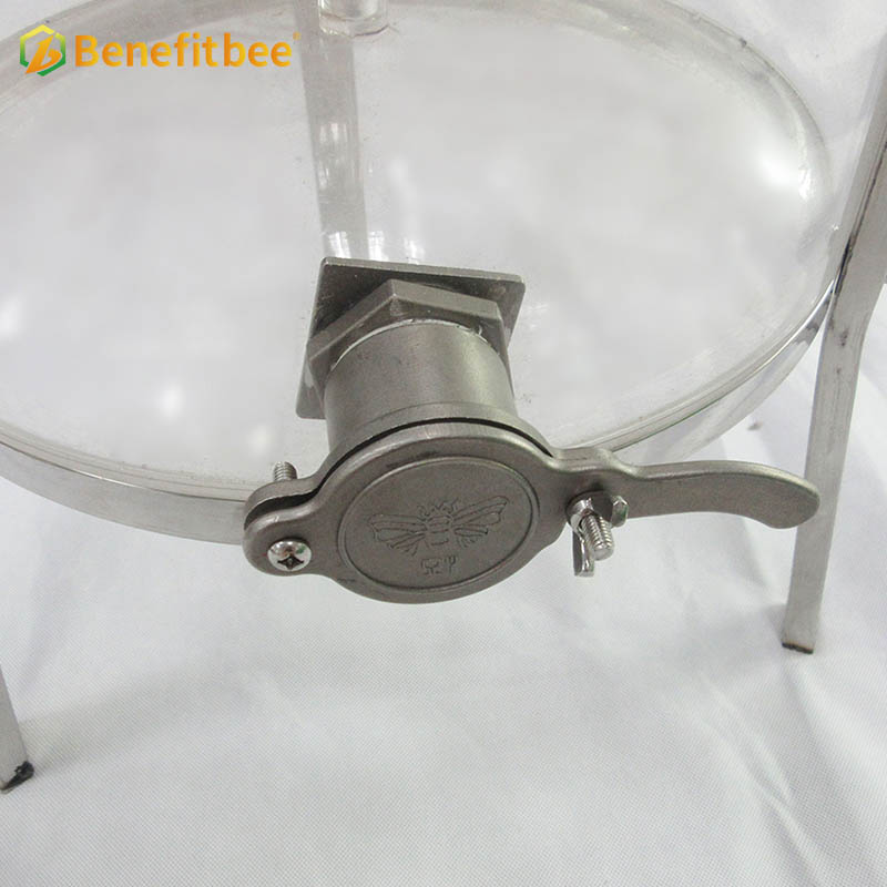 Beekeeping honey 3 frames manual transparent plastic honey extractor