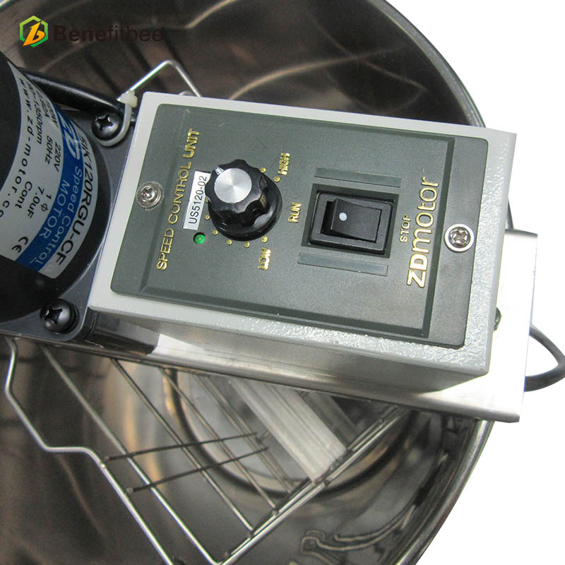 Motor extractor de miel 2 cuadros centrífuga de miel eléctrica