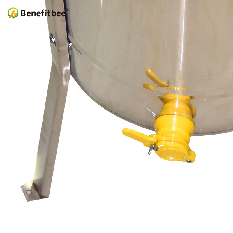 Beekeeping gear box with brake function steering handle manual honey extractor