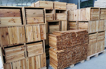 Benefitbee's Honeycomb wood products factory