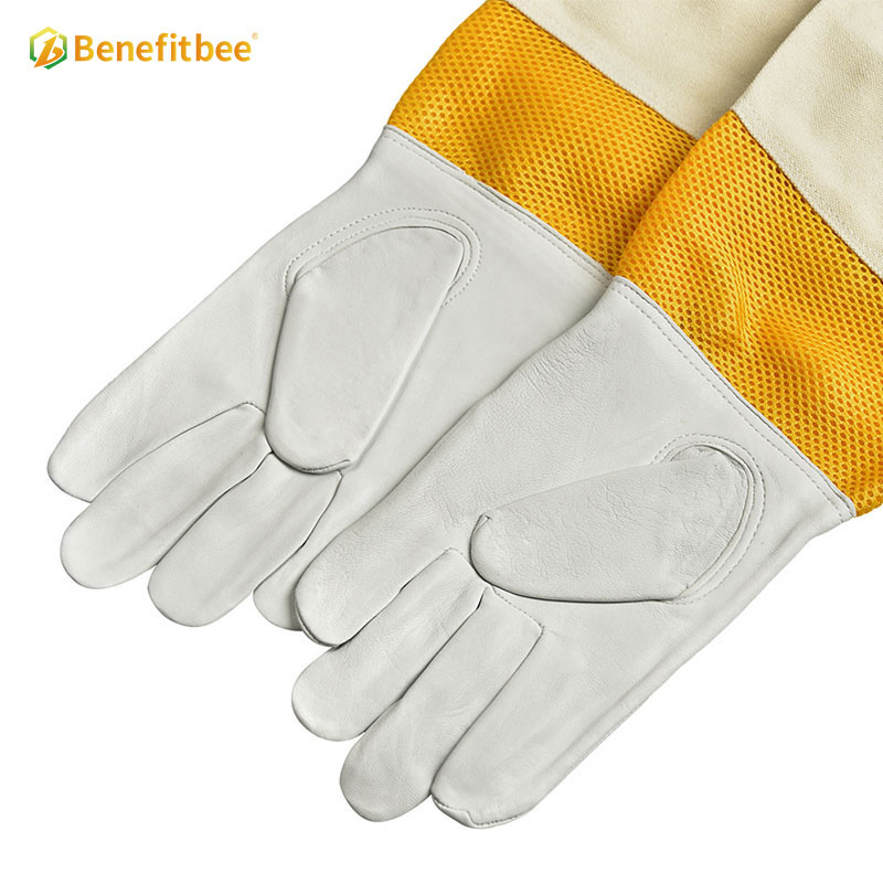 Equipo de apicultura Diseño ventilado Los mejores guantes de apicultura