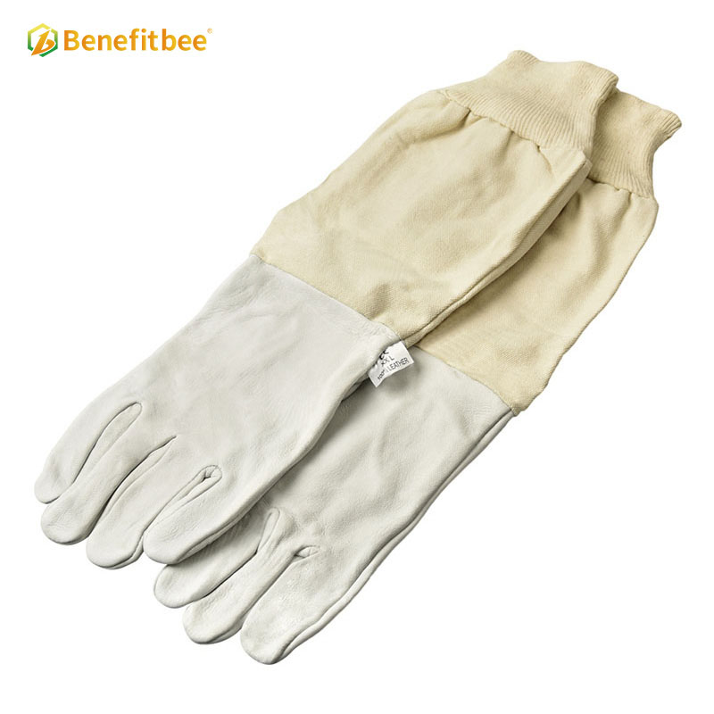 Made in China 100% sheepskin beekeeping gloves for beekeeping