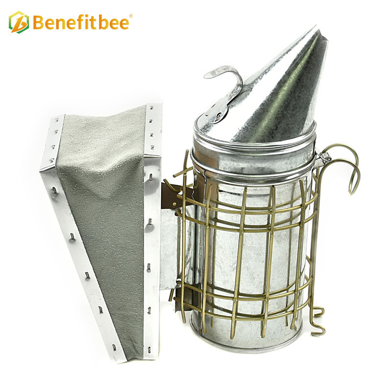 Galvanized stainless steel beekeeping bee smoker for beekeeper