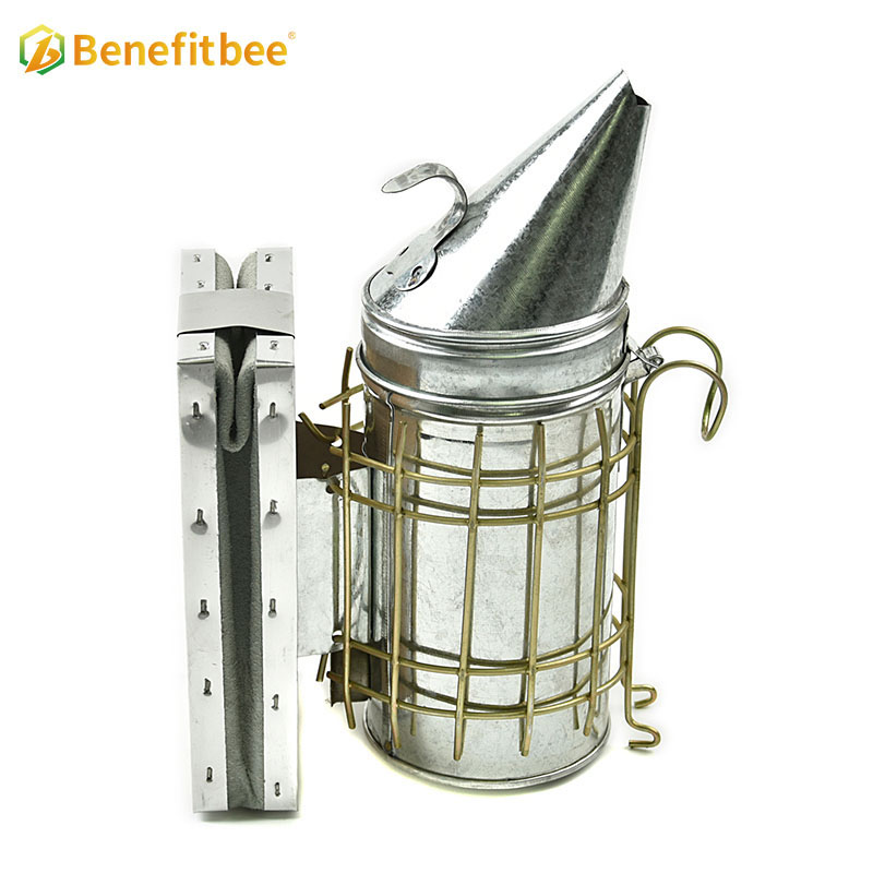 Galvanized stainless steel beekeeping bee smoker for beekeeper