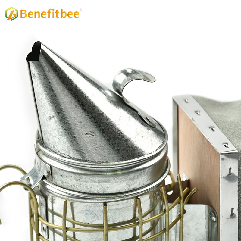 Galvanized stainless steel beekeeping bee smoker for beekeeper