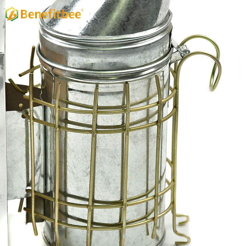 Galvanized stainless steel beekeeping bee smoker for beekeeper