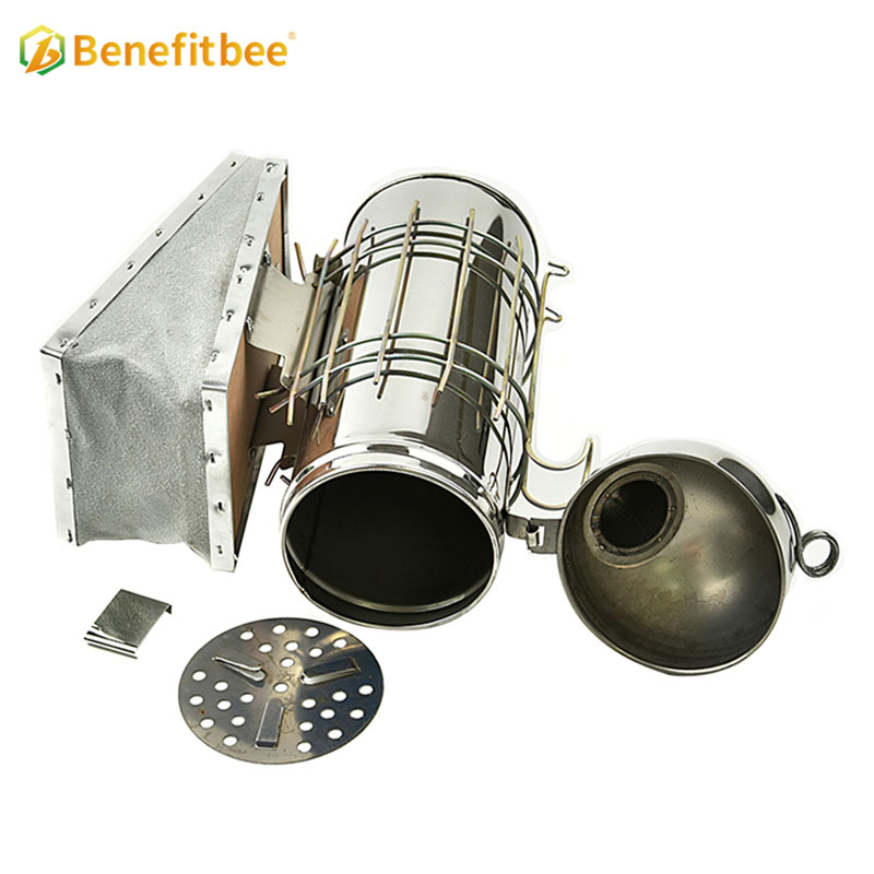 Beekeeping Tools Stainless Steel Manual Bee smoker For Beekeeping Supplies
