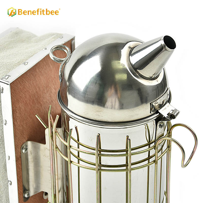 New style stainless steel beekeeping bee smoker
