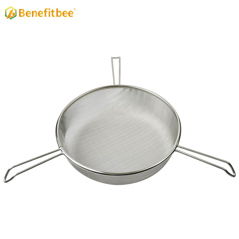 High quality 3 legs beekeeping tools tripod Stainless Steel honey strainer