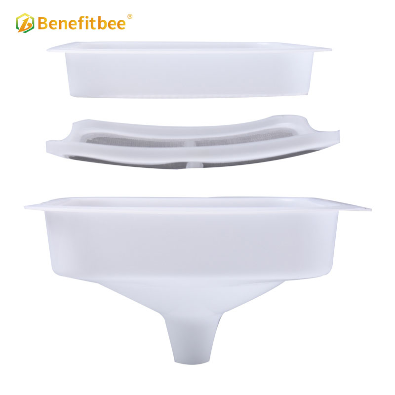 Beekeeping equipment double plastic strainer filtering