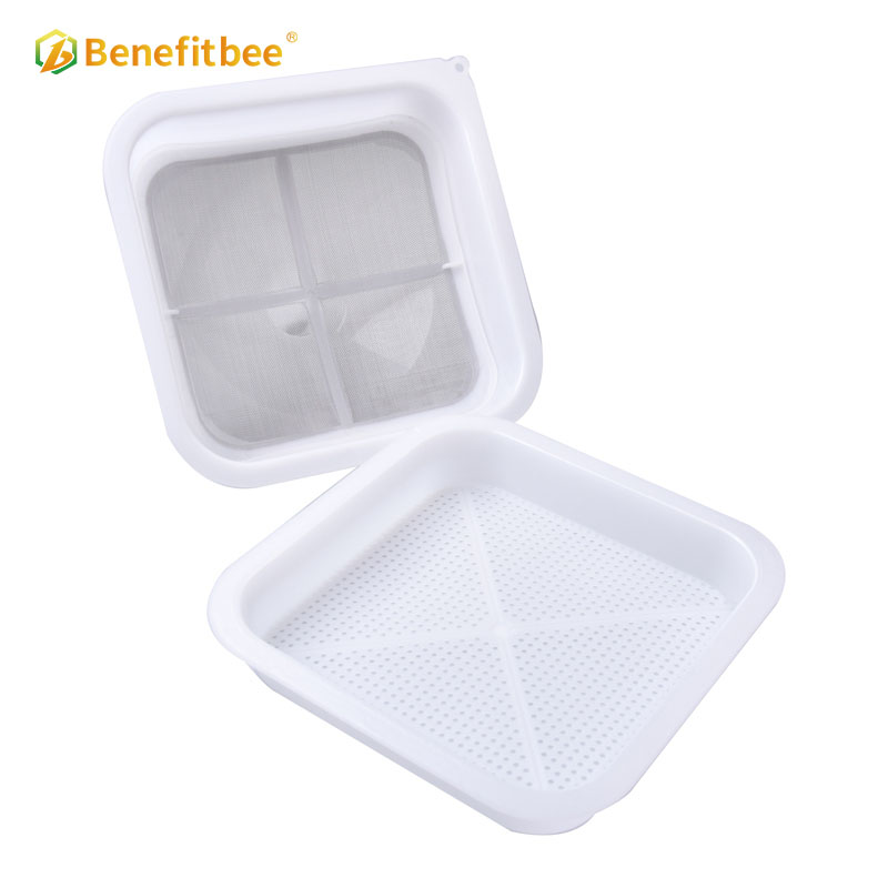 Beekeeping equipment double plastic strainer filtering