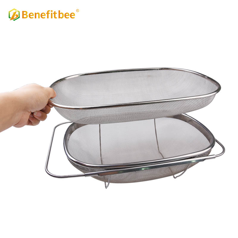 Benefitbee double layers Stainless steel honey strainer honey filter beekeeping tools