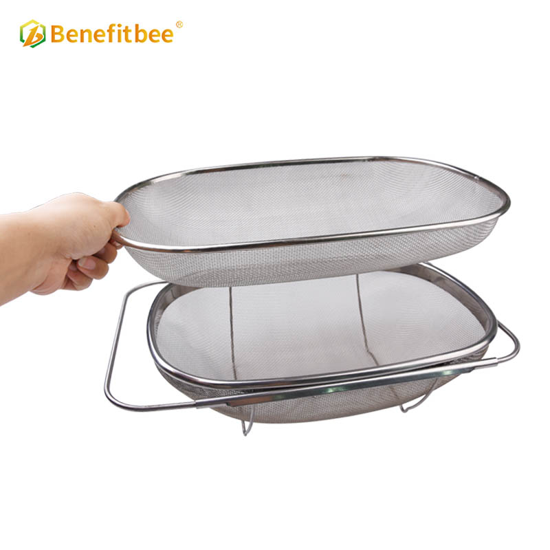 Benefitbee double layers Stainless steel honey strainer honey filter beekeeping tools