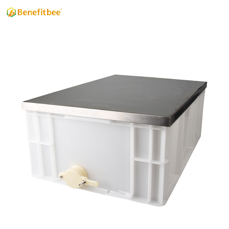 Stainless steel beekeeping frame honey uncapping tray