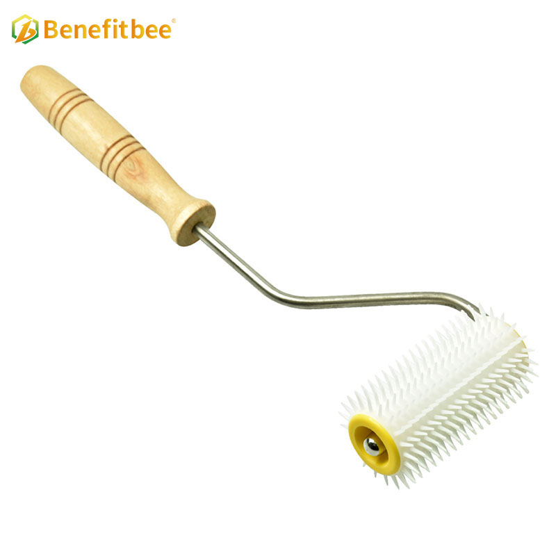 Benefitbee - Tenedores para destapar Apicultor, mango de madera usado, tenedor para miel