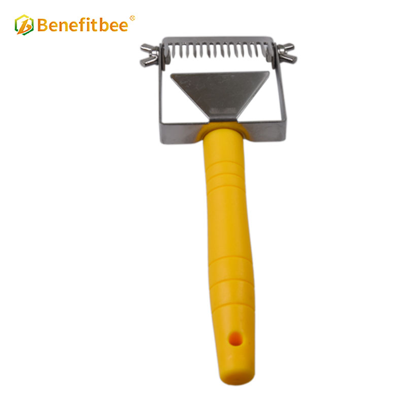 Benefitbee Newest adjustable Stainless Steel Uncapping Fork Plastic handle