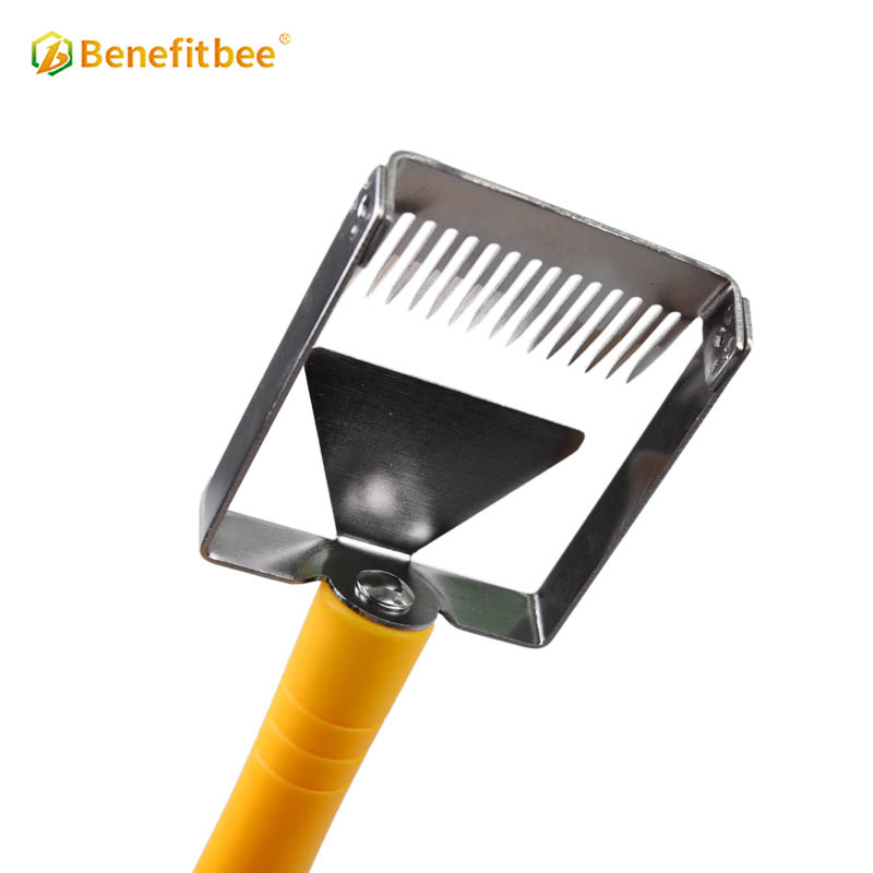 Benefitbee Newest stainless Steel Uncapping Fork Plastic handle