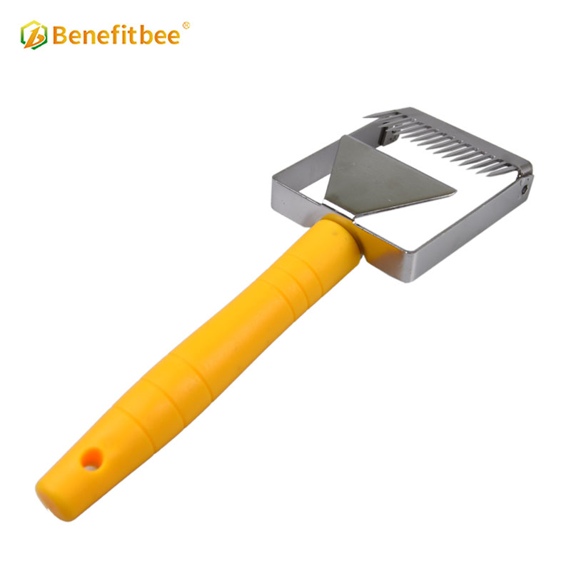 Benefitbee Newest stainless Steel Uncapping Fork Plastic handle