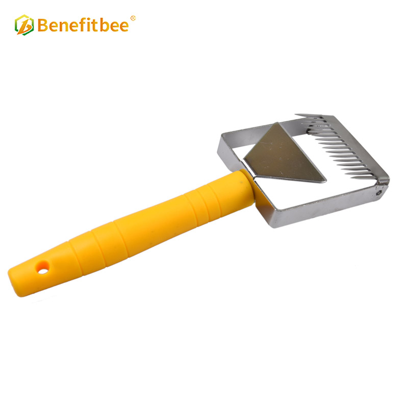 Benefitbee Newest stainless Steel Uncapping Fork Plastic handle