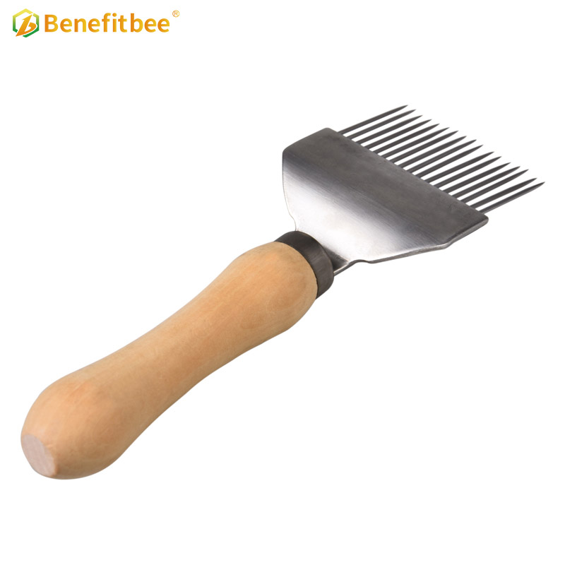 Beekeeping tools Stainless Steel hive tools honey uncapping fork for sale