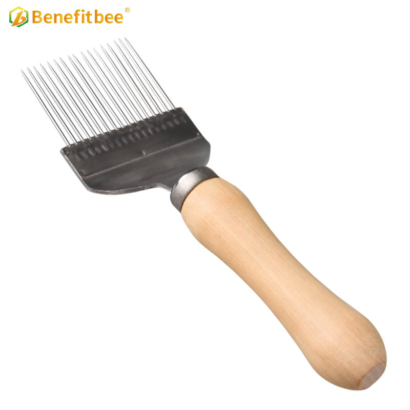 Beekeeping tools Stainless Steel hive tools honey uncapping fork for sale