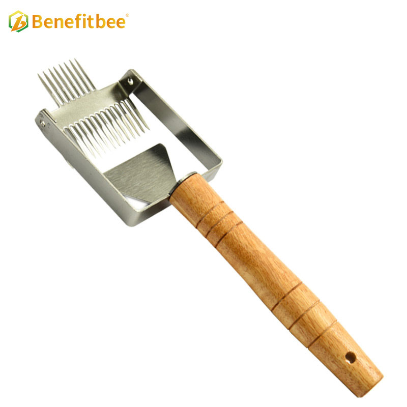 Benefitbee Newest stainless steel Honey Uncapping Fork beekeeping tools