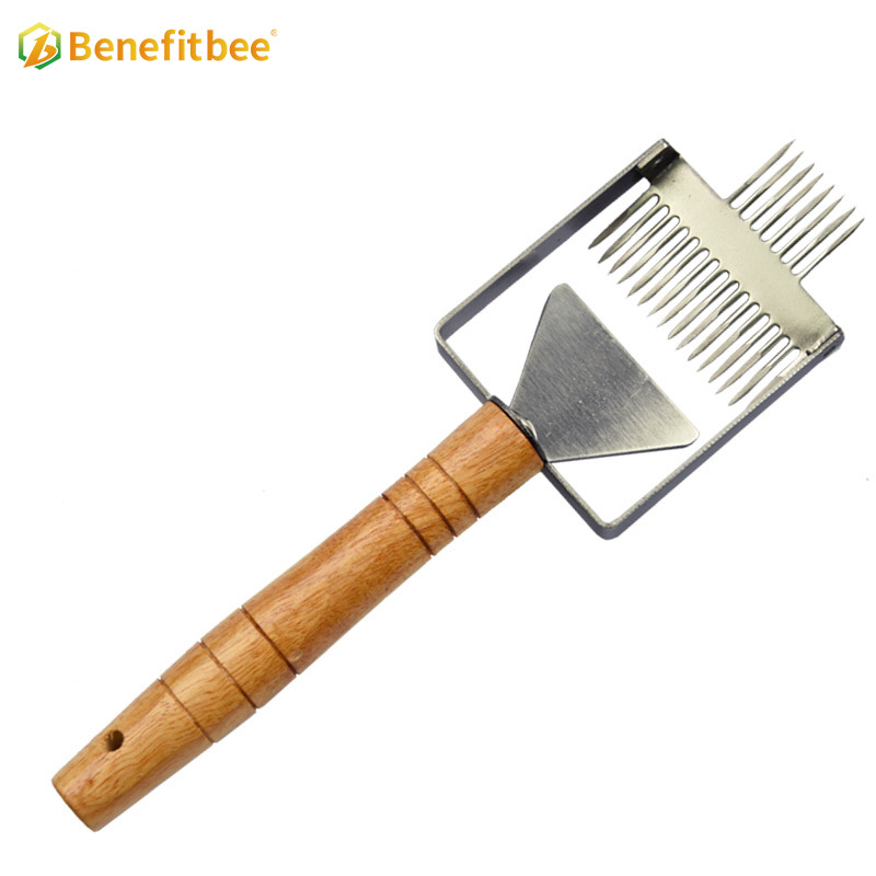 Benefitbee Newest stainless steel Honey Uncapping Fork beekeeping tools