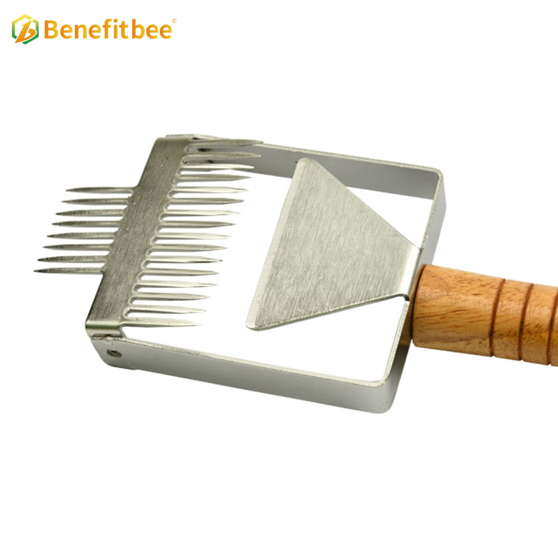 Benefitbee Newest stainless steel Honey Uncapping Fork beekeeping tools