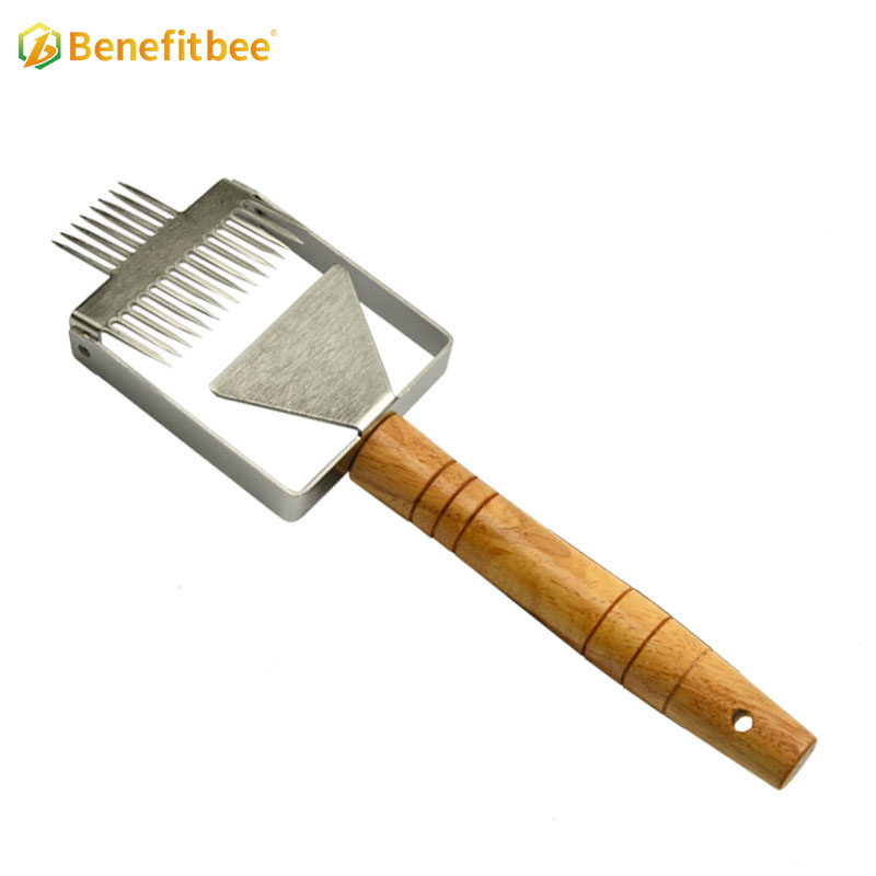 Benefitbee Newest stainless steel Honey Uncapping Fork beekeeping tools