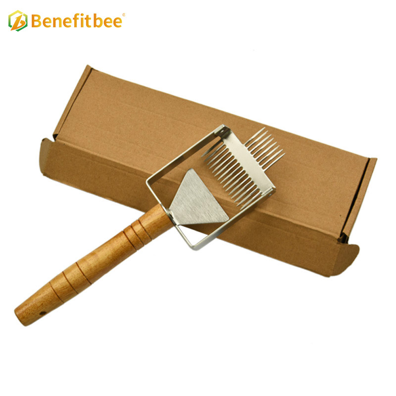 Benefitbee Newest stainless steel Honey Uncapping Fork beekeeping tools