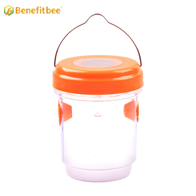 Benefitbee beekeeping tool solar power yellow wasp catcher