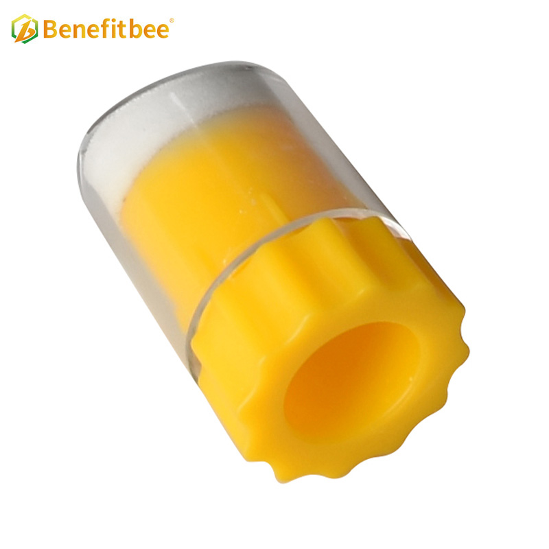 Abeja reina marcador botella plástico abeja reina marcado receptor apicultor herramienta