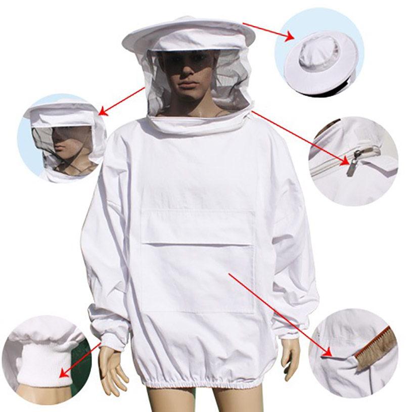 Beekeeper use protective cloth jersey bee jacket for beekeeping equitment