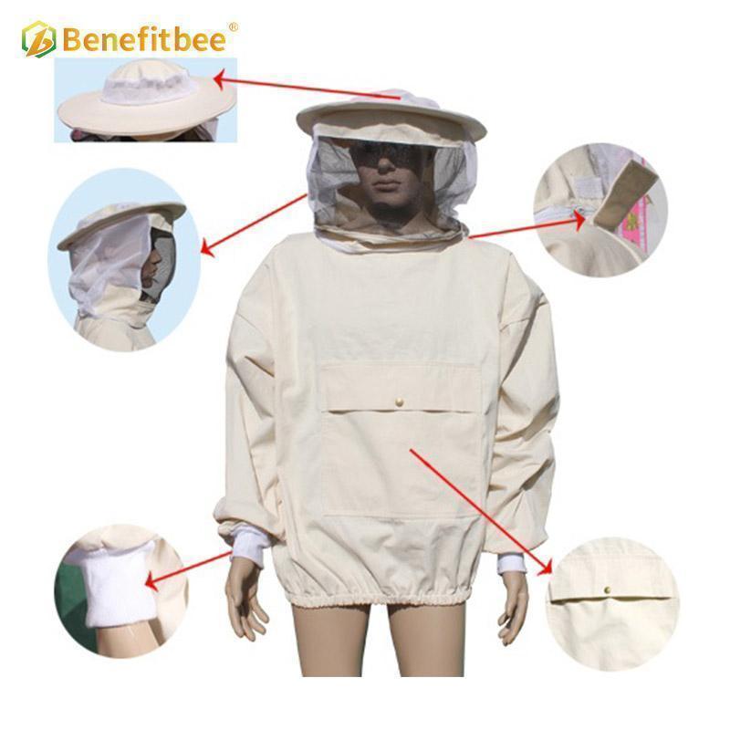 Beekeeper use protective cloth jersey bee jacket for beekeeping equitment