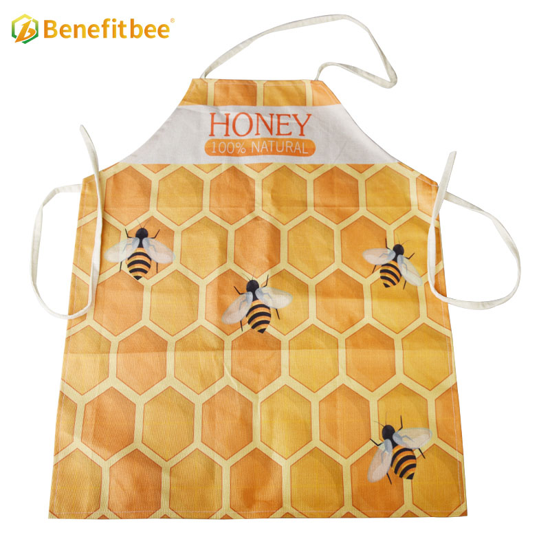 Wholesale custom logo cooking aprons sleeveless apron for beekeeper bee farming